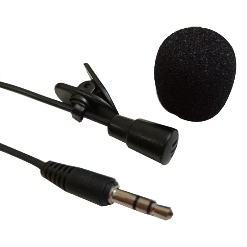 Clip de cuello micrófono enseñanza discurso Guía entrevista auricular micrófono