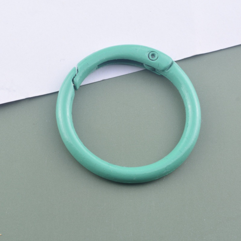 工場直販カラー塗装亜鉛合金スプリングコイル 33 ミリメートルスプリングコイル diy ペンダントキーホルダーアクセサリースプリング