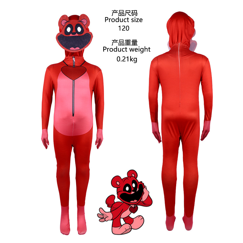 Traje de cosplay transfronterizo de Poppy Playtime para actuaciones escénicas, diseño de animales sonrientes de Poppy's Playtime image 8