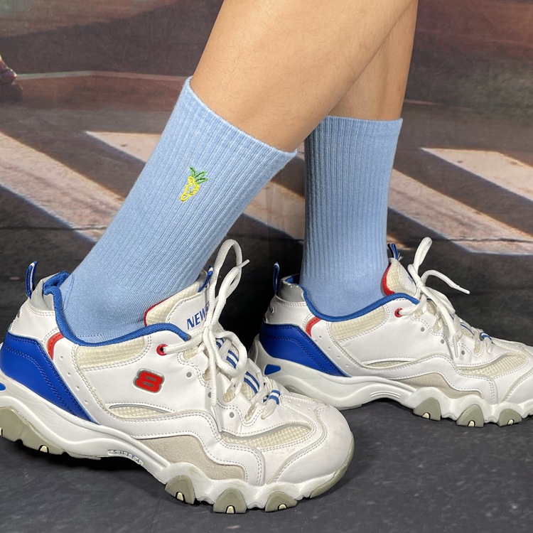 Chaussettes de sport mi-mollet en coton à rayures pour homme, brodées, couleur unie, tendance, style universitaire, 2025d_voghion.com