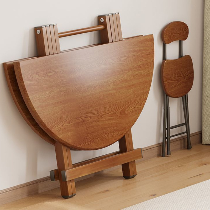 Foldable Table Portable Night Market Stall Square Table Home Small Apartment Rental Dining Table and Chair Set