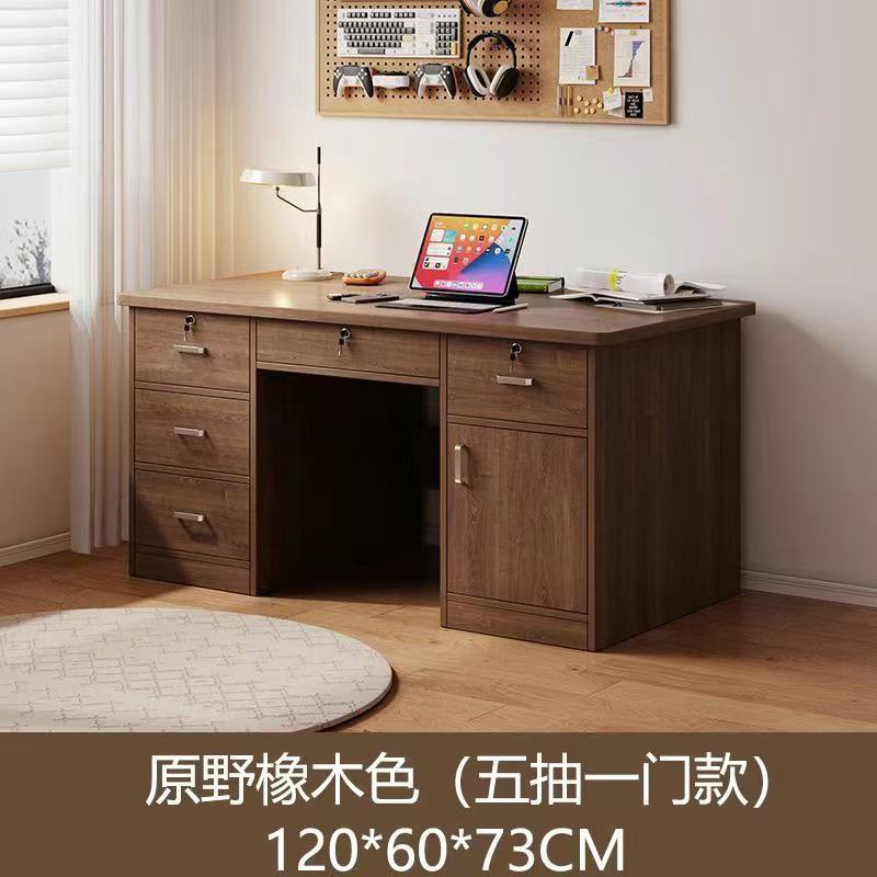 【5단 서랍 1문형】 다크 월넛 색상 120cm