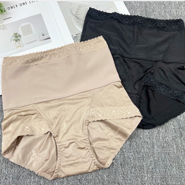 802 # calzoncillos de cintura alta mujer ligera abdominal levantamiento de cadera algodón puro algodón antibacteriano entrepierna sin marca de cadera