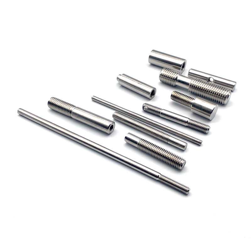 不锈钢丝杆非标定 做焊接车削件单头螺杆牙条牙棒双头U码定 制加