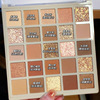 Biya Good Sunshine 25 Color Eye Shadow Plate Oat Milk Tea Drive Powder Pearl Light Sequenant Gentle Orange Brown Passage Eye Shadow