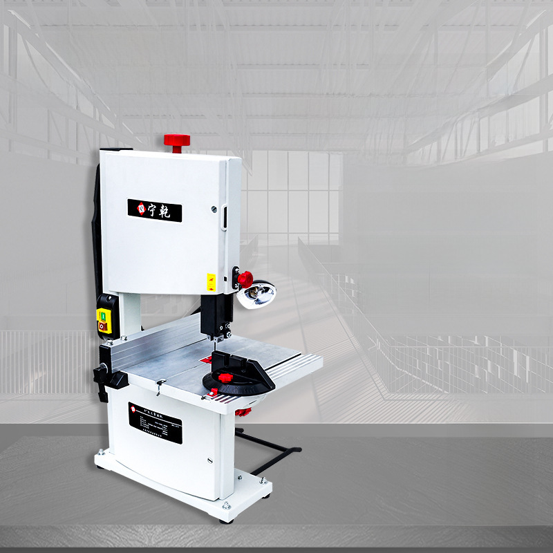 宁乾品牌9寸木工小型带锯机 曲线锯木工佛珠开料机曲线机送锯条