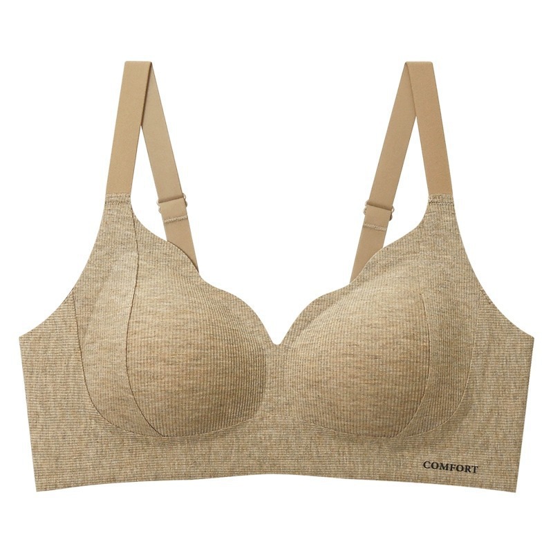 Jelly Soft Support Lift Lingerie Mujeres Reunidas Pequeño Pecho Taza sin anillo de acero anti-caída desnuda sensación de bra al por mayor