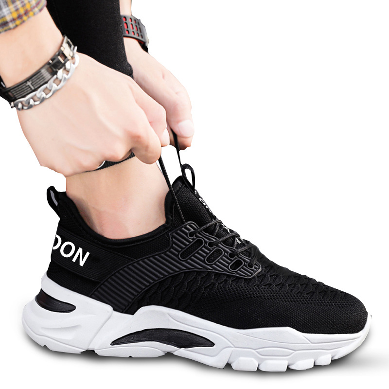 Nuevos zapatos de verano para hombres, zapatos de malla transpirables, moda coreana, zapatos casuales para hombres de todo fósforo, zapatos cómodos para correr