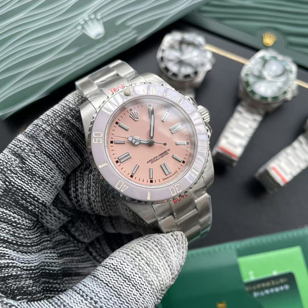 New Laojia Same Style Green Water Ghost Business Watch Men's High-End Waterproof Steel Strap Black Water Ghost Watch