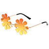 Lens solar-powered, glasses suitable for photo sessions, 2023 collection, flowered, graduation party