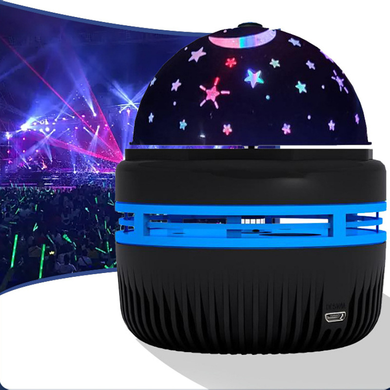 RGB 검은 별과 달