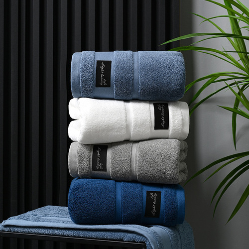 Pure cotton hotel towel type A combed cotton towel 120g soft absorbent can embroider logo company gift