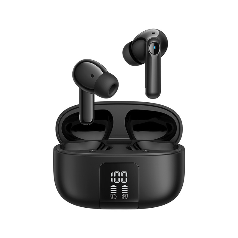 Jiletang ワイヤレス Bluetooth ヘッドセット インイヤー アクティブ ノイズ キャンセリング ヘッドセット 高品質 長いバッテリー寿命 デジタル ディスプレイ Bluetooth ヘッドセット|undefined