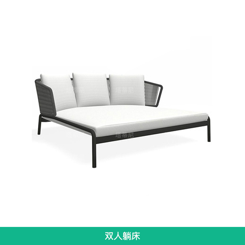 Al Aire Libre sofá patio ocio Silla de ratán muebles Nordic Hotel Villa jardín al aire libre Sunshine Room combinación de mesa de té