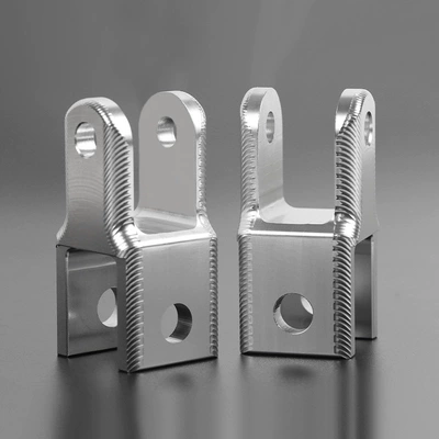 Electric car modification rear shock Other Electric Vehicle Accessories - damping-round-head-turning-fork-head-silver-pairs