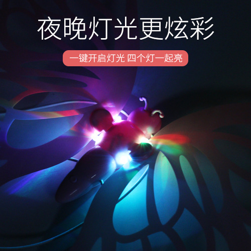 Niños luminosos mariposa alas espaldas juguetes de cumpleaños regalos de alas elfos se moverán vestido de niña