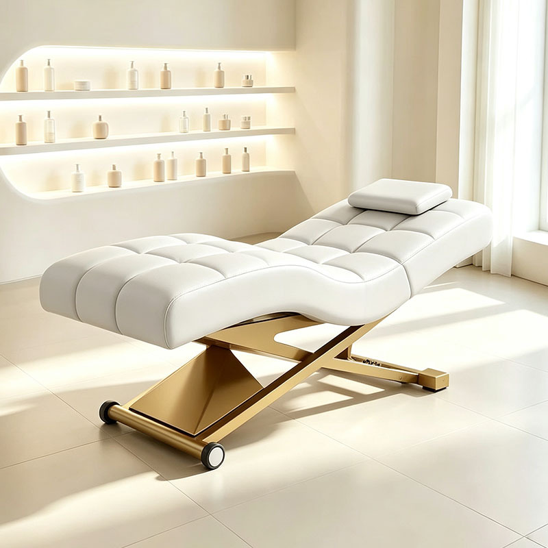 Cama de belleza eléctrica de alta gama transfronteriza, cama de pestañas de belleza spa, cama de masaje en forma de s, cama de bordado de belleza image 3