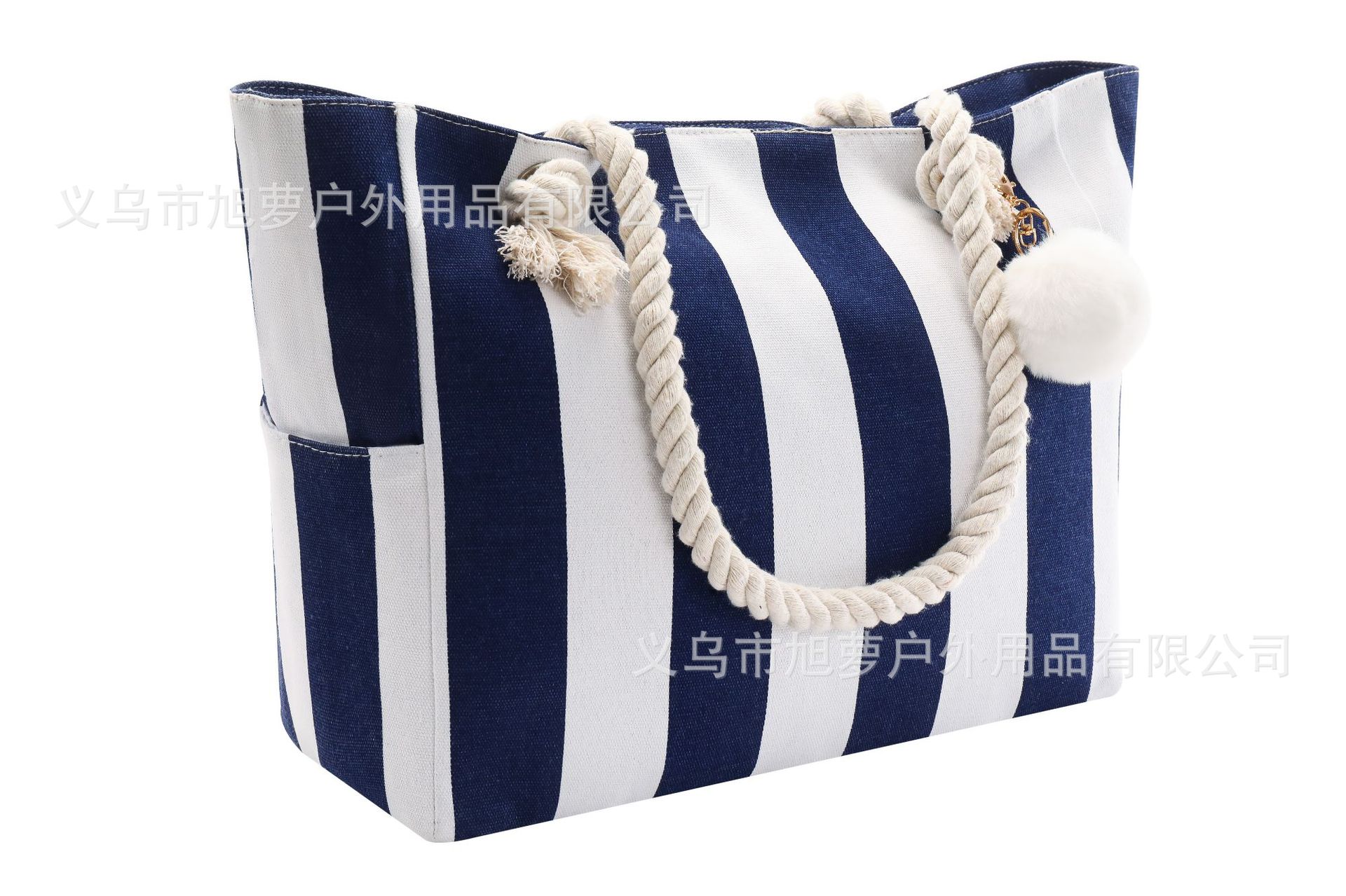 파란색과 흰색 줄무늬