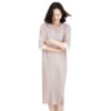 Spring and summer new women’s fashion loose medium length large size dress