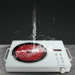 Durable, High-Power, Pot-Free Electric Ceramic Stove, Household and Commercial Smart Hot Frying Barbecue Stove, Light Wave Stove, Cross-Border