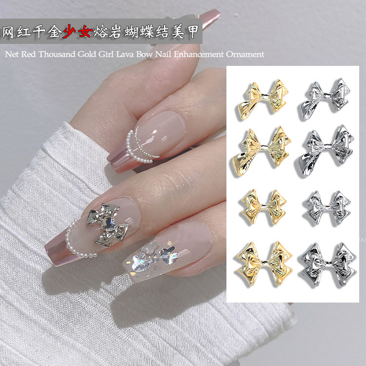 small accessory for manicure with bow