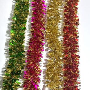 Cross-border christmas wool strip flower ribbon decoration wedding birthday party decoration color strip madder festive holiday decoration