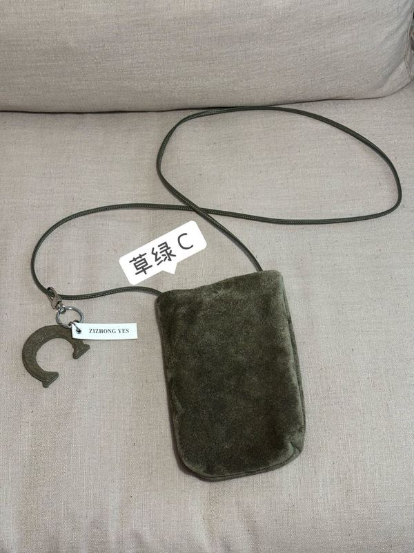 跨境爆款高丝光磨砂牛皮手机包高品质小包慵懒风挂件包单肩斜挎包|undefined