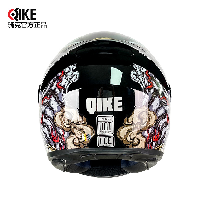 Casco de moto de ciclismo para hombres y mujeres casco de coche eléctrico personalizado de invierno Four Seasons Knight casco de motocicleta Bluetooth