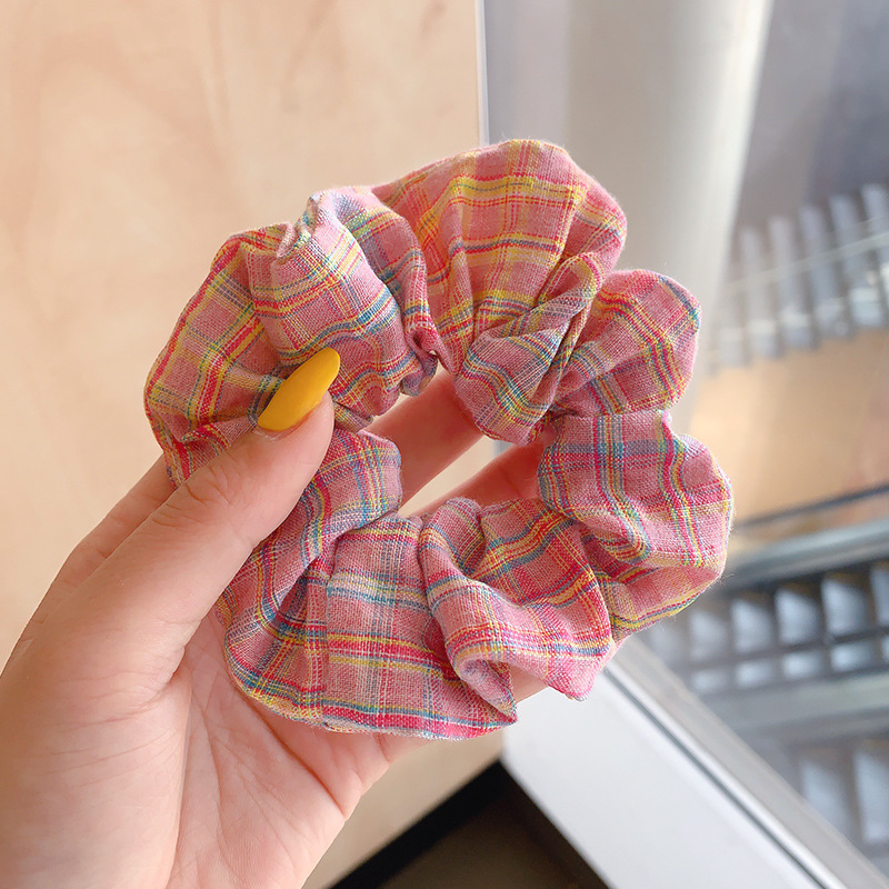 Estilo pastoral francés, diadema de intestino grueso, accesorios para el cabello dulce de alta calidad para mujer, cuerda para la cabeza, nueva cuerda para el cabello de todo fósforo, banda elástica alta