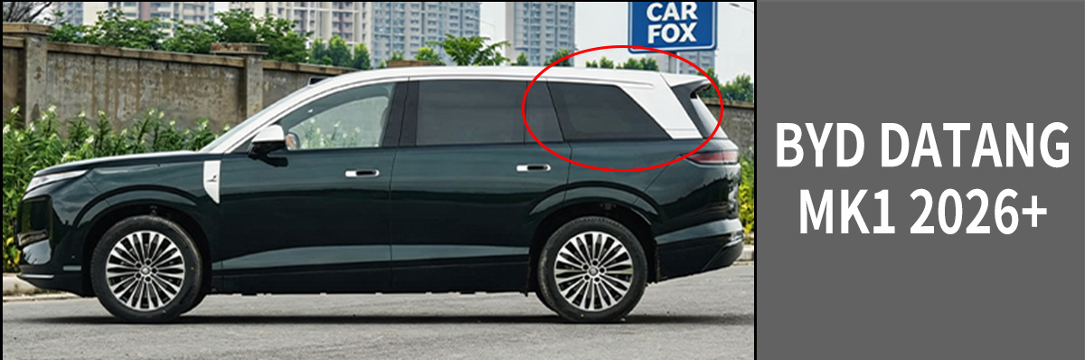 Suitable for BYD Datang car window visors