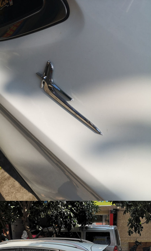 Suitable for Mercedes-Benz C-Class and E-Class C200L, extended version of the rear window fender side emblem, featuring the Flying Swallow logo, for application on the C-pillar