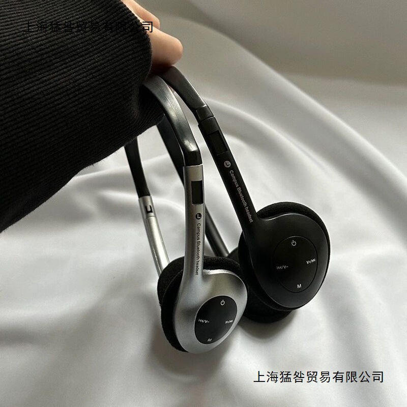 レトロな日本製 Bluetooth ヘッドセット ホットガール ワイヤレス スポーツ ホルターネック 装飾写真ヘッドセット 軽量で長持ち|undefined