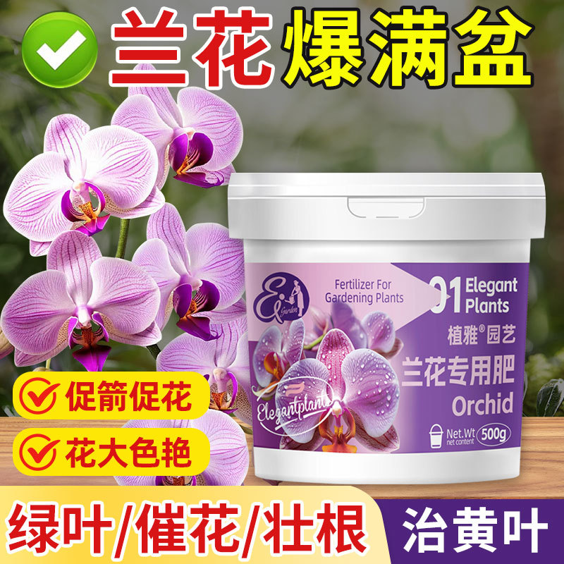 兰花专用肥料缓释肥蝴蝶兰君子兰控释肥盆栽通用复合肥料颗粒家用