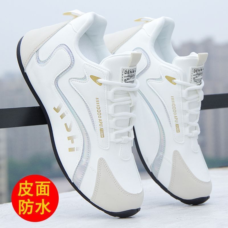 Brand broken size men's shoes spring and autumn new leather waterproof wear-resistant running shoes men's light casual shoes sneaker Brand broken size men's shoes spring and autumn new leather waterproof wear-resistant running shoes men's light casual shoes sneaker