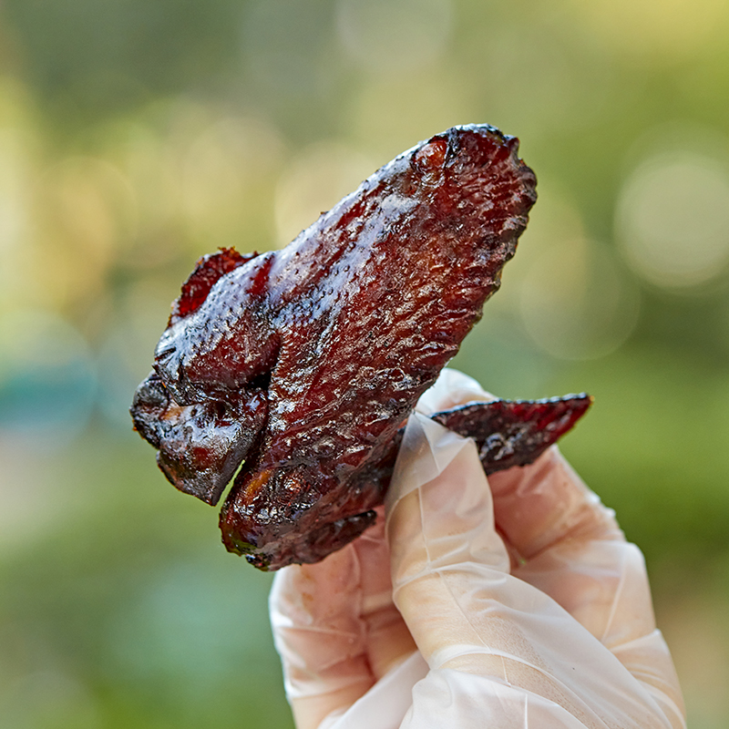少女80斤 吮指好吃！皮脆肉香蜜汁鸡翅福鼎深夜卤味肉零食小吃