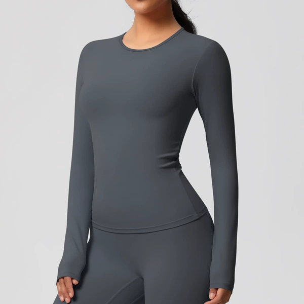 7102 Long Sleeve-Graphite Gray