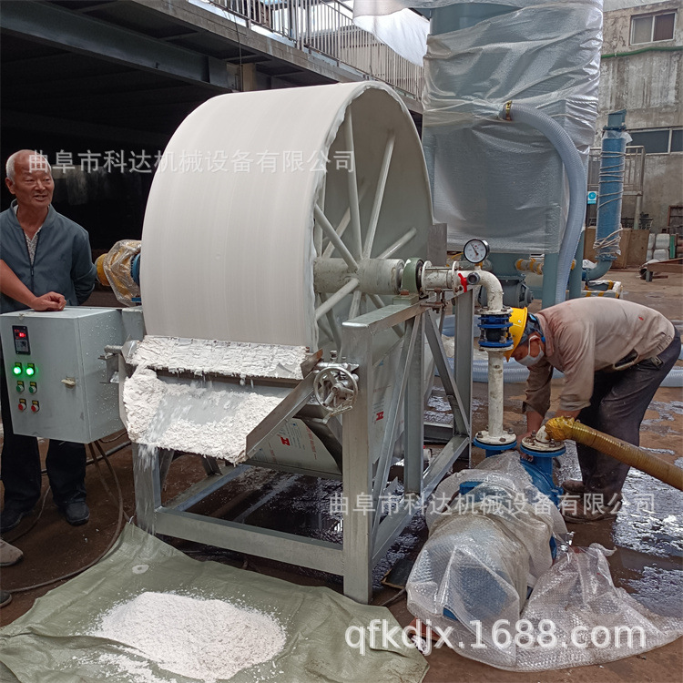 纯红薯淀粉脱水机XWZF 直径1.6宽90公分滑石粉真空去水机