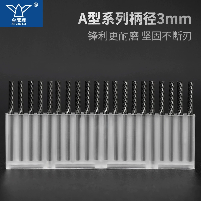 Golden Eagle твердосплавный роторный напильник из вольфрамовой стали Шлифовальная головка цилиндрическая A2 A3 A4 A5 A6 A0513M03 ручка 3 мм