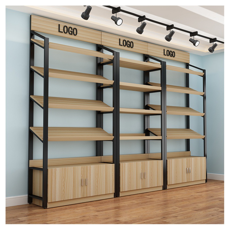 精品货架展示陈列架多功能化妆品斜面展柜置物架多层零食样品货柜