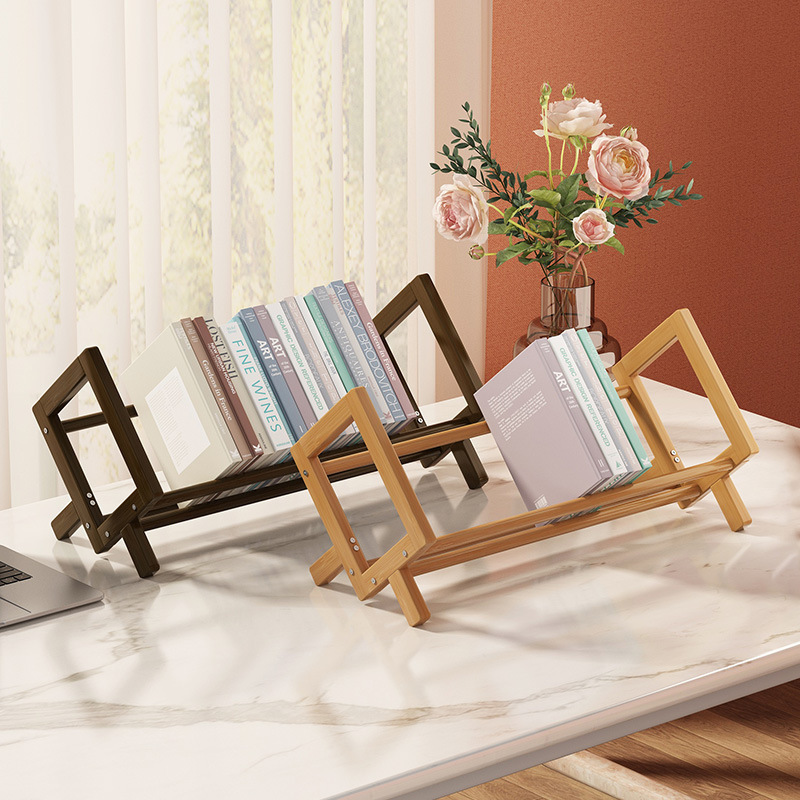Workbench Desktop Bookshelf Student Desk Bamboo Vertical Simple Small Book Storage Rack Book Stand Storage Rack Workbench Desktop Bookshelf Student Desk Bamboo Vertical Simple Small Book Storage Rack Book Stand Storage Rack