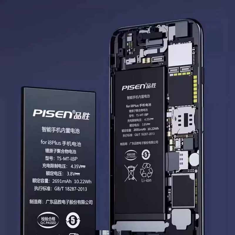 Apple, аккумулятор, совместимый с iPhone 7, вместительный iPhone 8, мобильный телефон, iphone, 6S