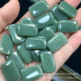 Factory wholesale natural Hetian jade nothing brand nude stone pendant pendant DIY accessories studio standard