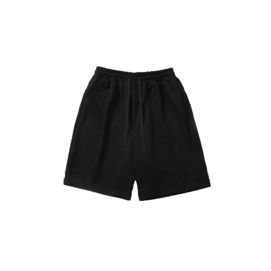 Men's Loose Casual Solid Color Gray Five-Point Basketball Sports Shorts Summer Over-the-Knee Pants_viptrois.com