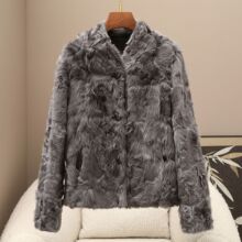 厂家现货2025新款小湖羊皮毛一体真皮草外套女式秋冬休闲保暖大衣