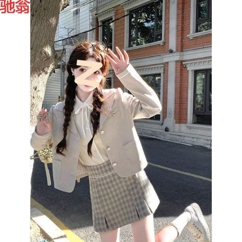 A3I Hanlin Preparatory Students/Suit Jacket Female Small Spring and Autumn Studies