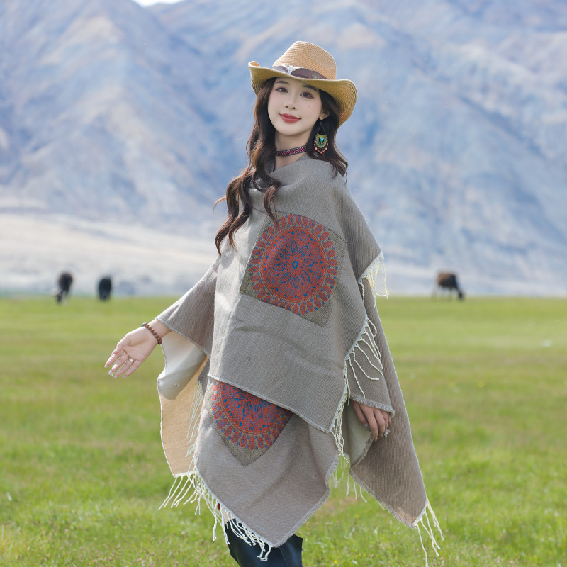 Ethnic scarf for traveling