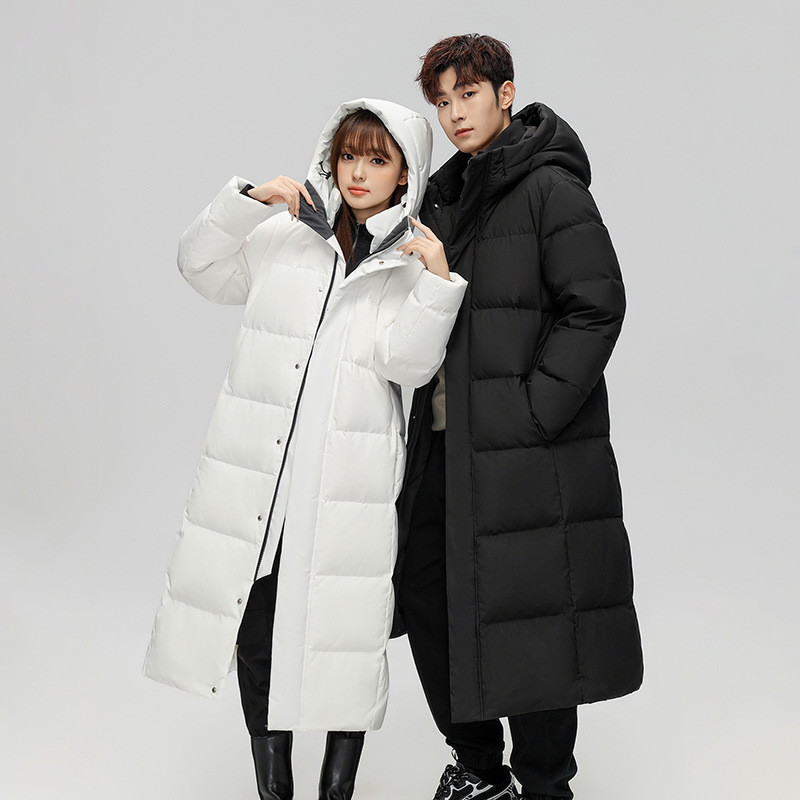 Chaqueta de plumón transfronteriza para hombres de invierno de estudiantes universitarios de moda guapo estudiante de secundaria grueso chaqueta de plumón de pareja frío extremo