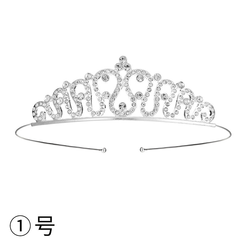 Diadema con Corona de Princesa Infantil de Metal Galvanizado para Cumpleaños y Fiestas image 8