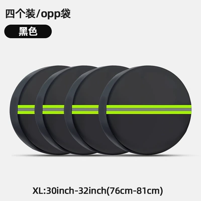 Protective Cover Universal Car Tire – Spare wheel cover - green-reflective-strips-xl-size-4-pack-30-32inch76-81cm