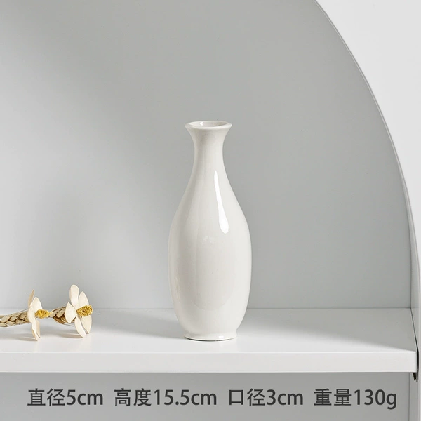 Straight bottle white